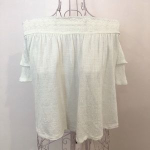 Free People off the shoulder boho top